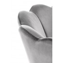 Стул барный HALMAR H106 серый/черный/золотой